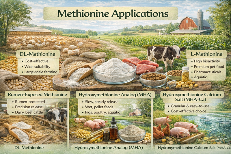 Methionine application Metiyonin uygulaması