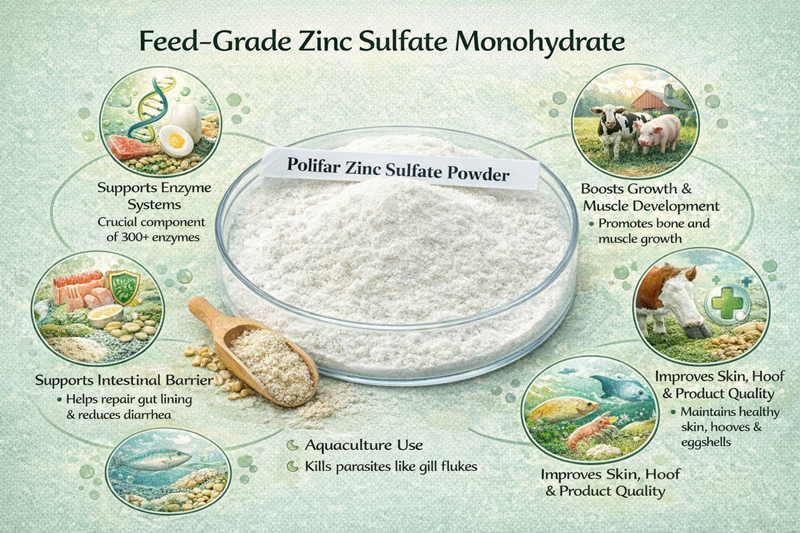 The Core Role of Zinc Sulfate Monohydrate in Feed Additives Yem Katkı Maddelerinde Çinko Sülfat Monohidratın Temel Rolü