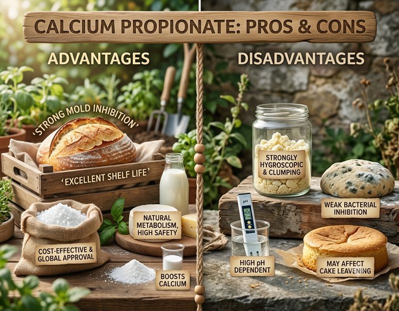 Advantages and Disadvantages of Calcium Propionate Kalsiyum Propionatın Avantajları ve Dezavantajları
