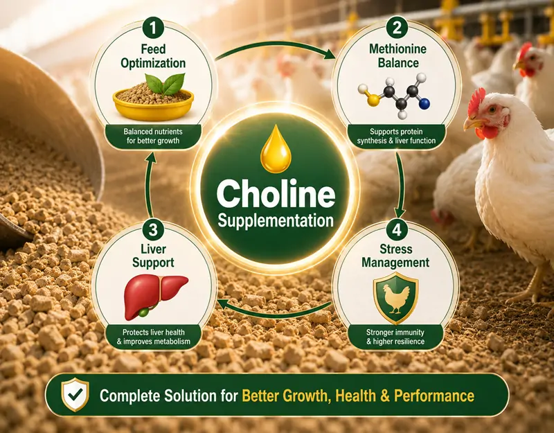 Feed Additive Choline Chloride for Animal Hayvan Yemi Katkı Kolin Klorür