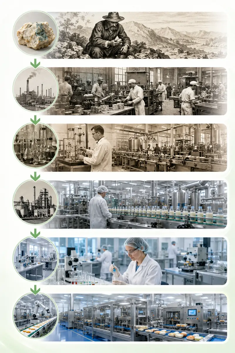 Fosfat gelişiminin tarihi